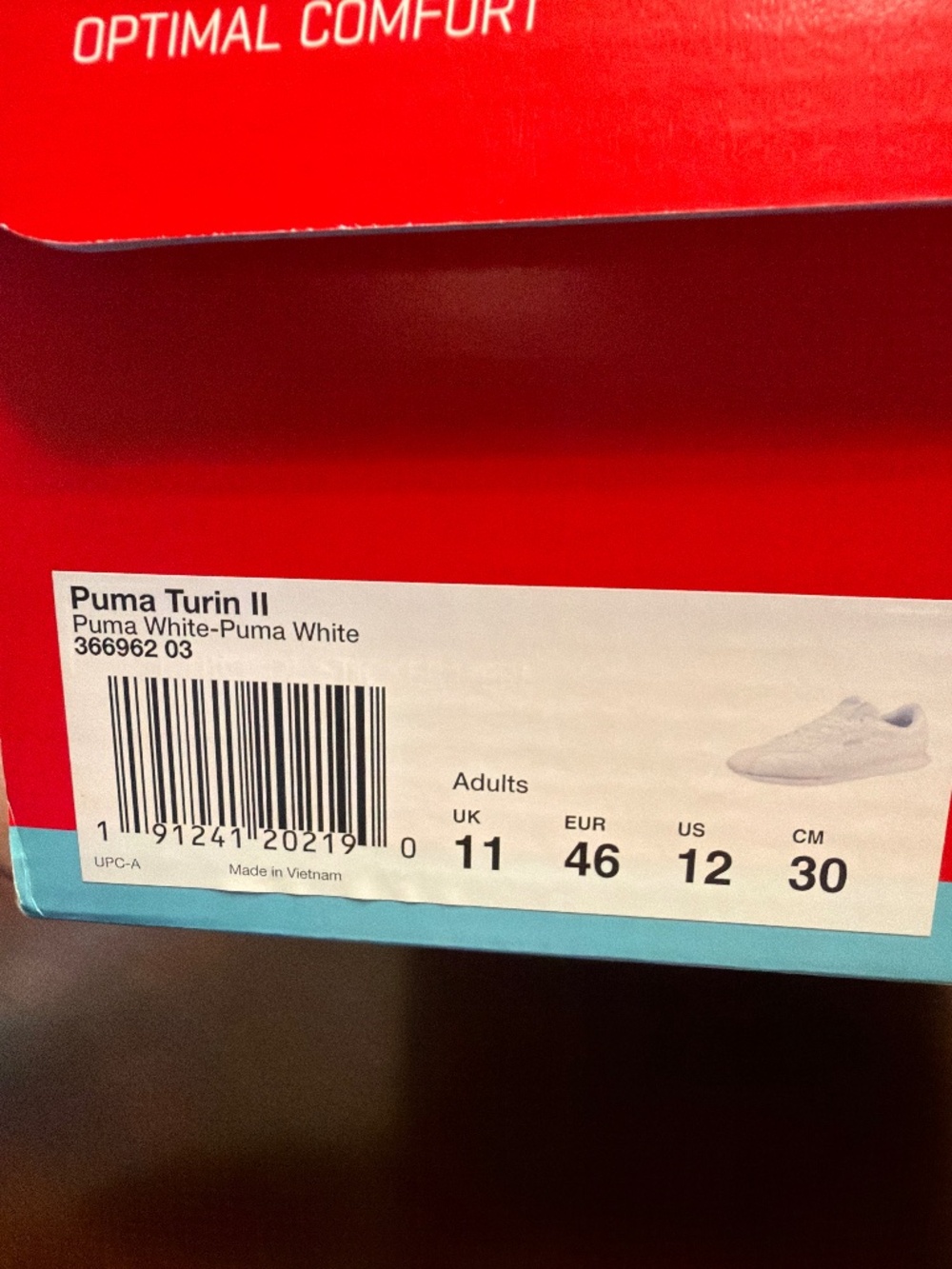 Puma Turin men’s shoes Size 12  White - Picture 5 of 5